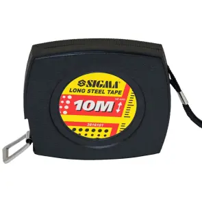 Рулетка стальная лента 10м×10мм SIGMA (3816101) №3