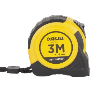 Рулетка shiftlock 3м×16мм SIGMA (3815031) №3