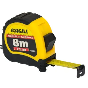 Рулетка shiftlock 8м×25мм SIGMA (3815081) №1