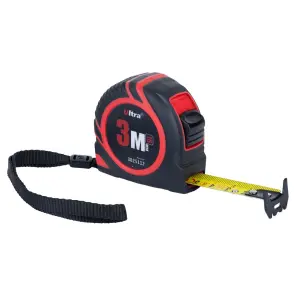 Рулетка обгумована з нейлоновим покриттям полотна 3м×16мм ULTRA (3825112) №1