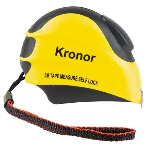 Рулетка магнитная обрезиненная с автостопом 5м×19мм KRONOR (3824011) №4