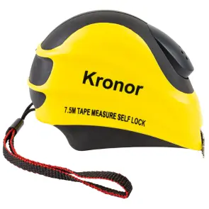 Рулетка магнитная обрезиненная с автостопом 7.5м×25мм KRONOR (3824021) №7