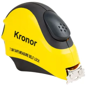 Рулетка магнитная обрезиненная с автостопом 7.5м×25мм KRONOR (3824021) №8