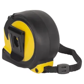Рулетка обгумована Compact двостороннє полотно/зачіп 5м×19мм SIGMA (3814631) №4