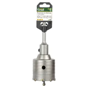 Коронка по бетону Ø65×70мм 8 зубцов + хвостовик 110мм SDS-plus GRAD (1514365) №4