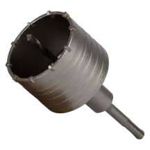 Коронка по бетону Ø80×70мм 10 зубцов + хвостовик 110мм SDS-plus GRAD (1514405)