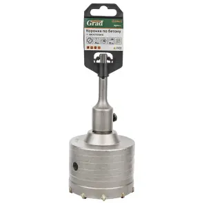Коронка по бетону Ø80×70мм 10 зубцов + хвостовик 110мм SDS-plus GRAD (1514405) №5