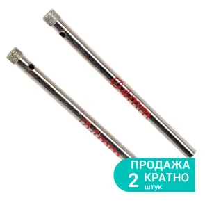 Коронки алмазные по керамике и стеклу Ø4мм (КРАТНО 2шт) SIGMA (1541041) №1