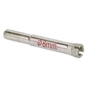 Коронки алмазные по керамике и стеклу Ø8мм (КРАТНО 2шт) SIGMA (1541081) №4
