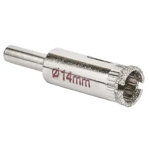 Коронки алмазные по керамике и стеклу Ø14мм (КРАТНО 2шт) SIGMA (1541141) №4