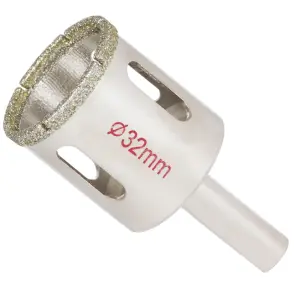 Коронка алмазная по керамике и стеклу Ø32мм SIGMA (1541321) №1