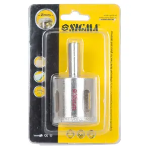 Коронка алмазная по керамике и стеклу Ø35мм SIGMA (1541351) №2