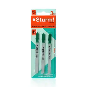 Пилки для лобзика по металлу Sturm 9019-01-75x3-HSS-10 №3