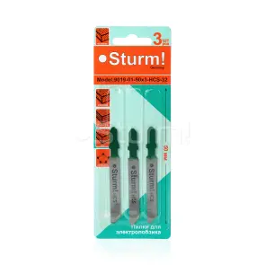 Пилки для лобзика по дереву Sturm 9019-01-50x3-HCS-32 №3