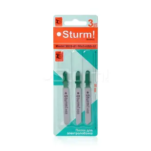 Пилки для лобзика по металлу Sturm 9019-01-50x3-HSS-32 №3