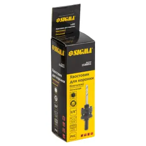 Хвостовик для коронок біметал 3/8" HEX Ø32-210мм (посилений) SIGMA (1530051) №3