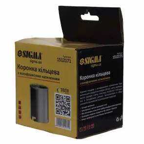 Коронка кільцева з вольфрамовим напиленням 83мм SIGMA (1512171) №5