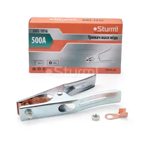 Держатель массы 500A медь Sturm AWE-1016 №2