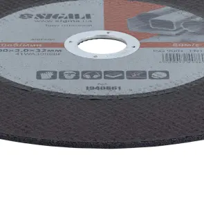 Круг отрезной по металлу Ø300×3.0×32мм SIGMA (1940861) №3