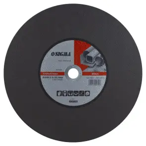 Круг отрезной по металлу Ø350×3.5×25.4мм SIGMA (1940891) №1