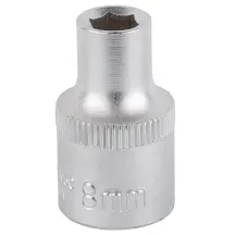 Насадка шестигранна коротка 1/2" 8мм CrV mid SIGMA (6071081)