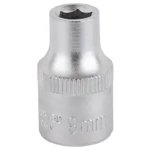 Насадка шестигранная короткая 1/2" 9мм CrV mid SIGMA (6071091)