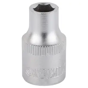 Насадка шестигранна коротка 1/2" 9мм CrV mid SIGMA (6071091) №2