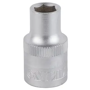 Насадка шестигранна коротка 1/2" 10мм CrV mid SIGMA (6071101) №2