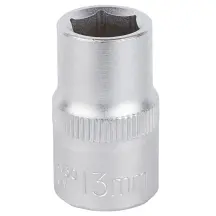 Насадка шестигранна коротка 1/2" 13мм CrV mid SIGMA (6071131)