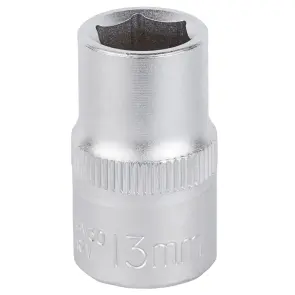 Насадка шестигранна коротка 1/2" 13мм CrV mid SIGMA (6071131) №1