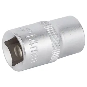 Насадка шестигранна коротка 1/2" 14мм CrV mid SIGMA (6071141) №4