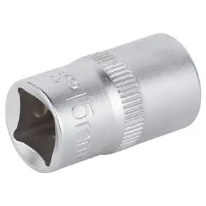 Насадка шестигранная короткая 1/2" 15мм CrV mid SIGMA (6071151) №4