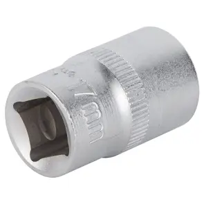 Насадка шестигранна коротка 1/2" 17мм CrV mid SIGMA (6071171) №3