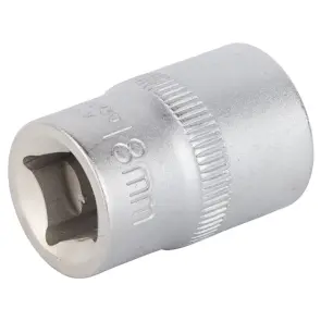 Насадка шестигранна коротка 1/2" 18мм CrV mid SIGMA (6071181) №4