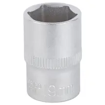 Насадка шестигранна коротка 1/2" 19мм CrV mid SIGMA (6071191)