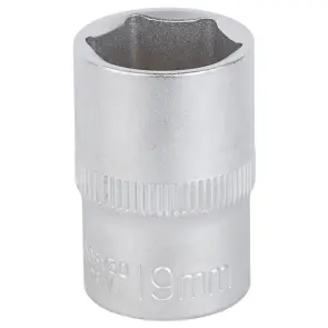Насадка шестигранна коротка 1/2" 19мм CrV mid SIGMA (6071191) №1