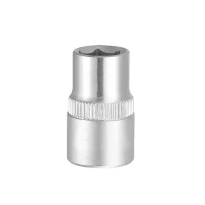 Насадка шестигранна коротка 1/2" 22мм CrV mid SIGMA (6071221) №1