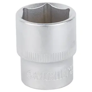Насадка шестигранна коротка 1/2" 24мм CrV mid SIGMA (6071241) №2