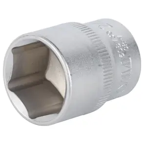 Насадка шестигранна коротка 1/2" 24мм CrV mid SIGMA (6071241) №3