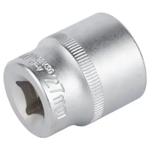 Насадка шестигранна коротка 1/2" 27мм CrV mid SIGMA (6071271) №4