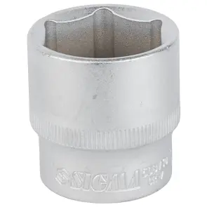 Насадка шестигранна коротка 1/2" 30мм CrV mid SIGMA (6071301) №2