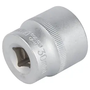 Насадка шестигранна коротка 1/2" 30мм CrV mid SIGMA (6071301) №4