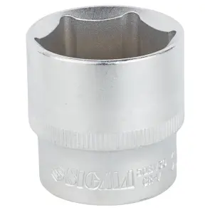 Насадка шестигранна коротка 1/2" 32мм CrV mid SIGMA (6071321) №2