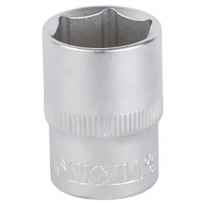 Насадка шестигранна коротка 1/2" 21мм CrV mid SIGMA (6071211) №2