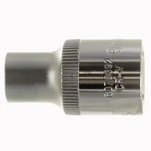 Насадка шестигранна коротка 1/2" 9мм CrV ULTRA (6070092) №6