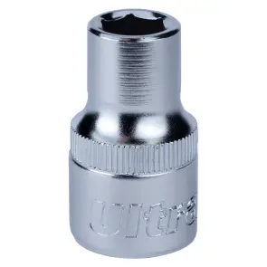 Насадка шестигранна коротка 1/2" 10мм CrV ULTRA (6070102) №2