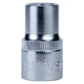 Насадка шестигранна коротка 1/2" 12мм CrV ULTRA (6070122) №1