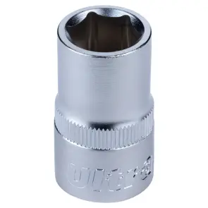 Насадка шестигранна коротка 1/2" 14мм CrV ULTRA (6070142) №2