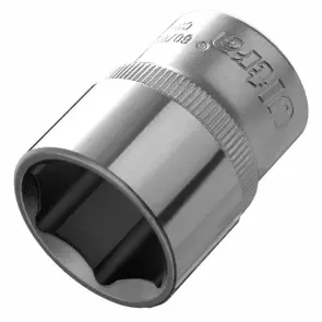Насадка шестигранна коротка 1/2" 22мм CrV ULTRA (6070222) №3