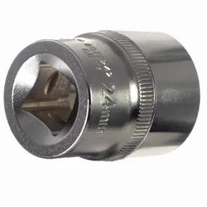 Насадка шестигранная короткая 1/2" 24мм CrV ULTRA (6070242) №5